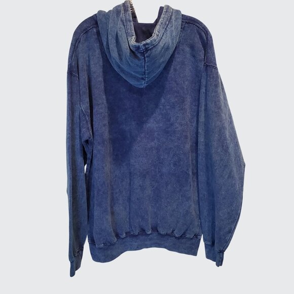 Preowned Alpha, Gamma, Delta Sorority Blue Denim Colored Hoodie Womens SZ Large - Picture 2 of 4